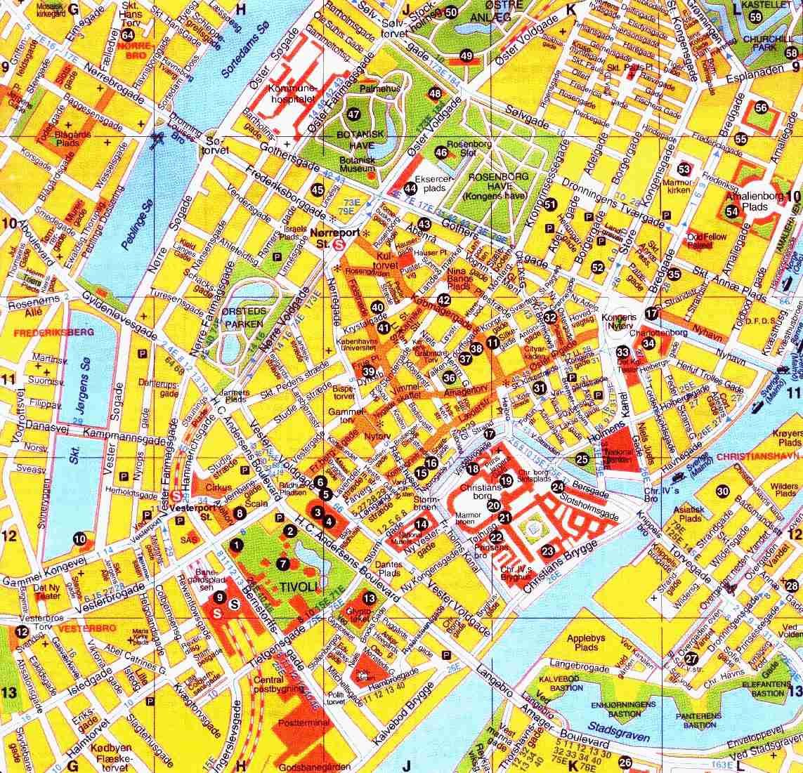 Mappa Copenaghen